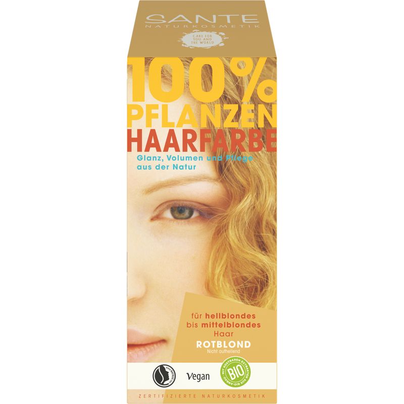 Sante Pflanzen-Haarfarbe rotblond 100g