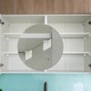 sourcing map 10 Pcs Plastic Shelf Support Peg, Self Adhesive Bracket, Clear Partition Pin