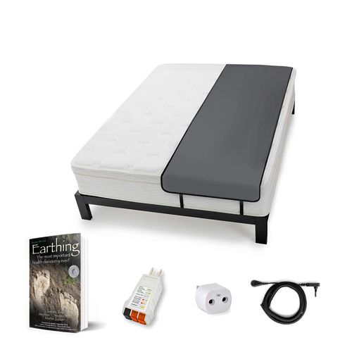 Grounding Sleep Mat Kit, Like a grounding Sheet for earthing, Clint Ober's EARTHING Products, fits Twin, Twin XL, Full, Queen, King, and Cal King