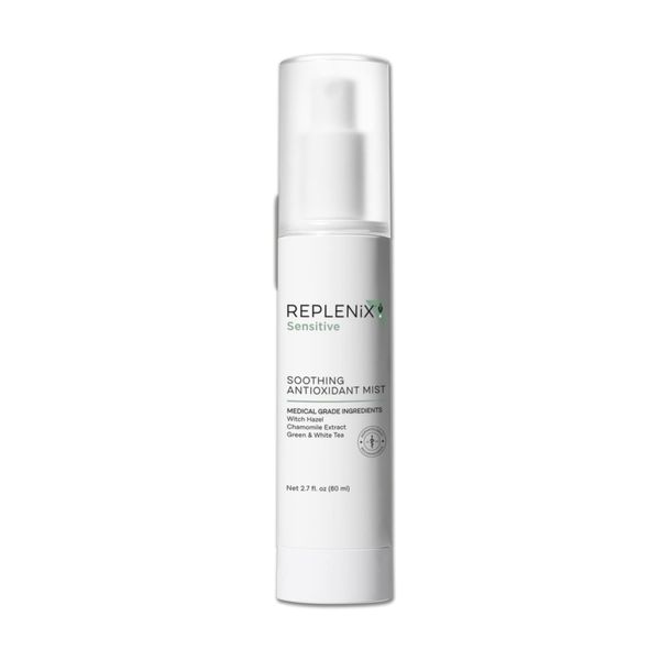 Replenix Soothing Antioxidant Mist - Medical Grade Refreshing Facial Spray for Sensitive Skin, Reduces Redness, Hydrating, Brightening, 2.7 oz.