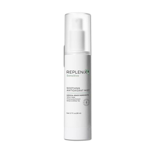 Replenix Soothing Antioxidant Mist - Medical Grade Refreshing Facial Spray for Sensitive Skin, Reduces Redness, Hydrating, Brightening, 2.7 oz.