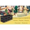 Griddle Caddy for Blackstone 28"/36"Prep Cart, Grill Accessorie BBQ Storage Box 