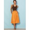 McCall Pattern M7906A5 Women's Pleated Skirt Sewing Patterns, Sizes 6-14 Schnittmuster, Papier