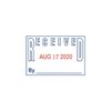 Consolidated Stamp - COS011034 - Two-Color Word Dater