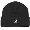 Kangol Acrylic Cuff Pull-On Beanie Hat, Black, One size