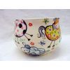 Heron Cross Pottery crazy farm open sugar bowl