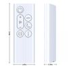 PZL Replacement Remote Control Compatible with Dyson Air Purifier Cool Fan PC1 (White)