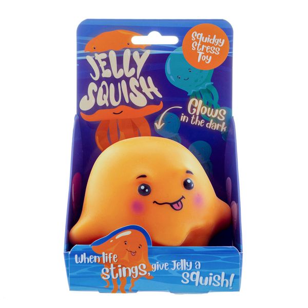 Boxer Gifts Jellysquish Funny Stress Relief Toy | Unique Stress Balls for Adults & Teens - Squishy Fidget Toys for Anxiety - Cool Desk Accessories | Cute Jellyfish Gift for Co-Workers