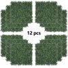 12Pack 20"x 20" Grass Wall Panels Artificial Boxwood Panels Privacy Hedge Screen