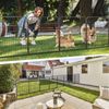 Expandable 16 Panel Dog Kennel Exercise Playpen Multiple Shape Safe For Pet 32"