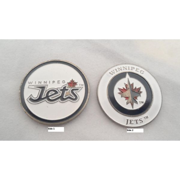 Team Golf Winnipeg Jets Double Sided Ball Marker