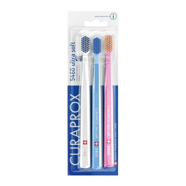 Curaprox CS 5460 Ultrasoft Toothbrush Pack of 3
