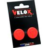 Velox Embouts de guidon Rouge Fluo