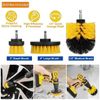 3 Pcs Drill Scrub Brushes Cleaning Power Scrubber Attachment Set tool