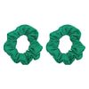 Set of 2 Solid Scrunchies (Kelly Green)