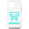 iPhone 14 Plus Simple quote minimalist Cervical Cancer Awareness Case