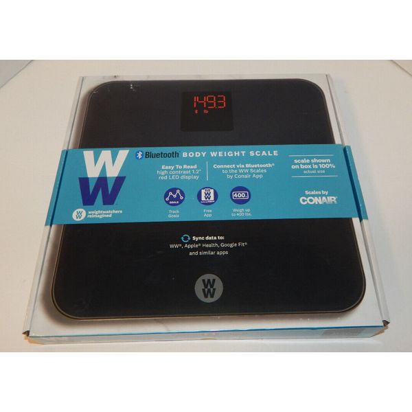 Weight Watchers WW Bluetooth Body Weight Scale by CONAIR New