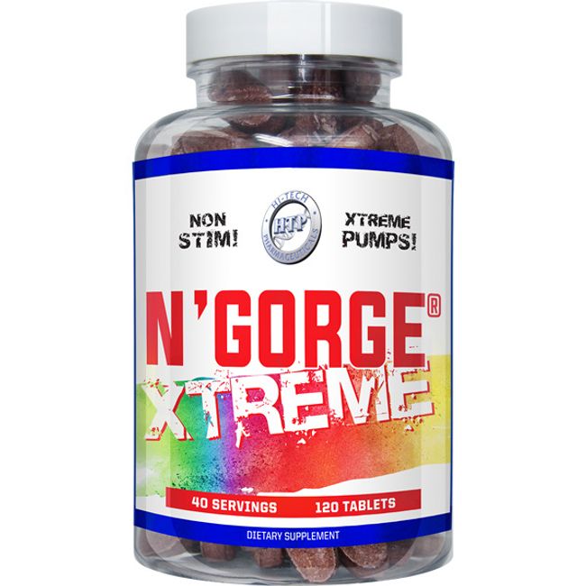 Hi Tech Pharmaceuticals N'Gorge Xtreme, Non Stim & Extreme Pumps, NEW!