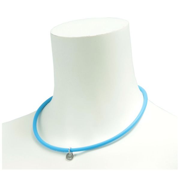 (clio) chrio Necklace Sports Necklace Alpha Ring Sky Blue 41 cm (domestic regular goods)