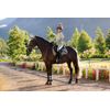 LeMieux Suede GP Square Saddlepad - Jay Blue Small/Medium