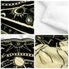 Taurus Zodiac Moon Constellation Throw Blanket - Soft Microfiber, 60"X50"