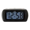Acctim 12343 Auric Alarm Clock, Black, one size, Synthetic, MEDIUM
