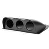 2In Triple Dash Gauge Pod 3 Hole Dashboard Meter Mount Bracket Universal Auto Accessory Decoration Replacement(Black)