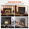 VEVOR 35.6"x28.4" Fireplace Screen 1-Panel Iron Mesh Spark Guard Modern