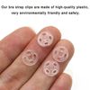 Flying Horse66 100 Sets Plastic Sew on Snap Fasteners, Transparent Press Studs Plastic Snaps Button, 10mm