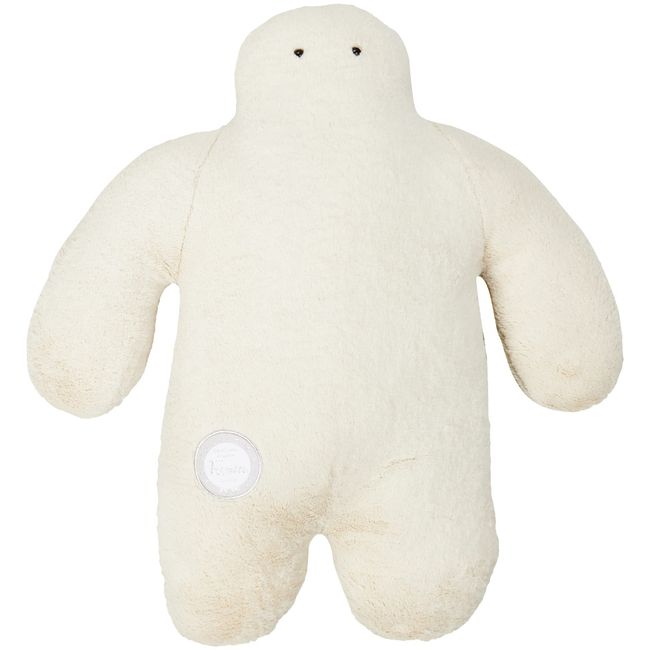 Livheart 87102-12 Funio Body Pillow, Ivory, Size L, Total Length: Approx. 29.5 inches (75 cm), Warm and Fuzzy Human-Shaped Cushion