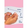 Nail File, Glass, Washable, Smooth Toe (Elom Glass Nail File (Travel) [HEROME]