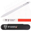 3 Swords Germany double sided GLASS NAIl FILES for natural and artificial nails with nail buffer and black plastic case