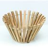 Hanging wooden orchid basket - Round 8"