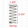Repair Kit(Stem & Disc Assembly + Spring + Gasket) for FORENTA Vacuum Valve