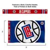 Los Angeles Clippers Printed Header 3x5 Premium Banner Flag