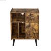 Large Wood Record Player Stand Turntable Storage Vinyl Record Holder & Display