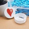 'Red and White Heart. ' Compact Pencil Sharpener (PS00034934)