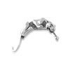Gemondo 925 Sterling Silver Art Deco Panther with Ruby & Marcasite