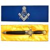 TG,LLC Treasure Gurus Free Mason Dagger w/Leather Sheath & Masonic Seal