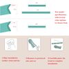 Vakerga Bunk Bed Ladder Pads - Self-Adhesive Foam Padding with Traction Treads
