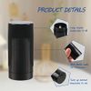 6 Pcs 30g/1oz Black Deodorant Containers Bottom Filling Deodorant Bottle Twist Up Deodorant Tubes For Homemade Deodorant Lip Balm