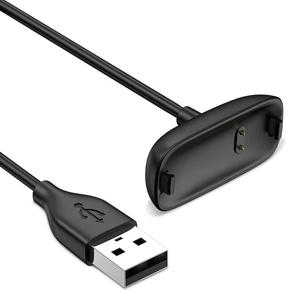 BNBUKLTD Compatible For Fitbit Inspire HR/Fitbit Inspire 2 / Ace2 Charger Case Replacement USB Charging Dock Adapter Cable Multipack (100cm 2 Pack)