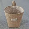 Sarini 3PCS Hanging Storage Bag Foldable Storage Basket Bag with Handle for Makeup Key Small Stuff