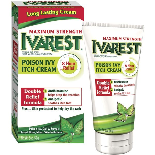 Ivarest 8 Hour Maximum Strength Anti - Itch Cream - 2 Oz/Pack, 2 Pack