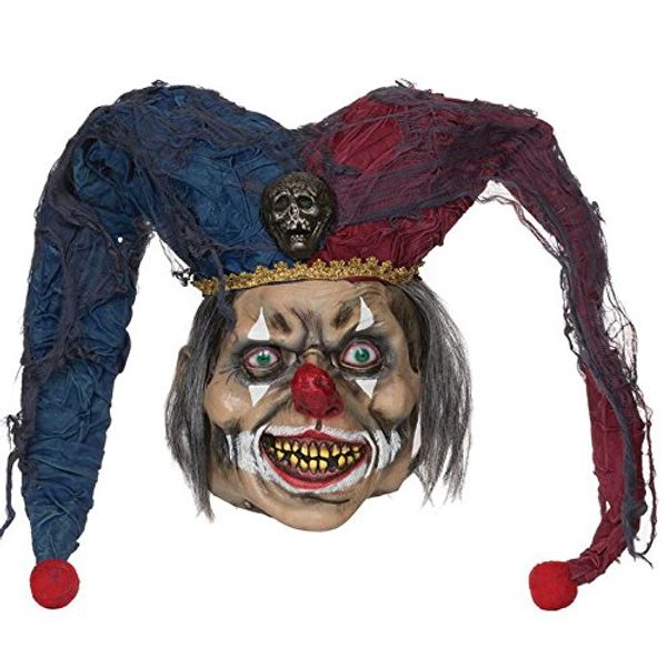 Bristol Novelty BM470 Deranged Jester Mask, One Size