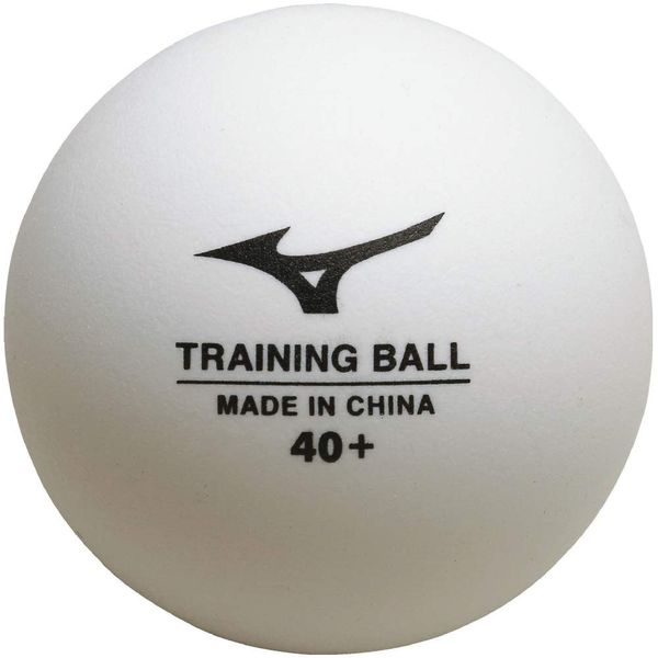 Mizuno Official Table Tennis Balls, Practice Balls, Set of 100, Training Balls, 40+, 83GBH900, 01: White