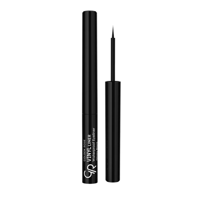 Golden Rose Vinyl Liner Waterproof Eyeliner (Glossy Black)