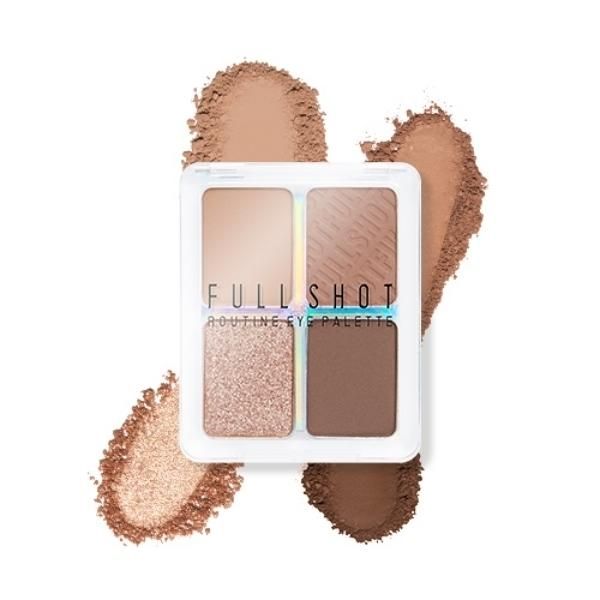 [Apieu] Full Shot Routine Eye Palette No. 3 (Stubborn Teddy)