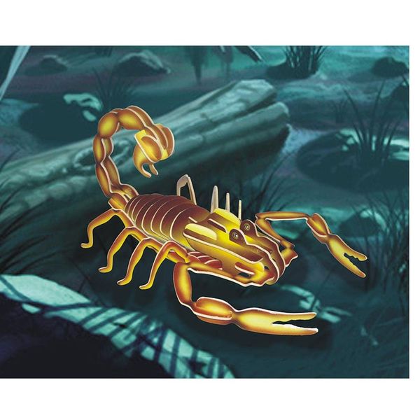 Scorpion 3D Puzzle Colored