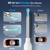 Ear Wax Removal Tool with 8 Kits & 5 Ear Spoon for iOS & Android (White)